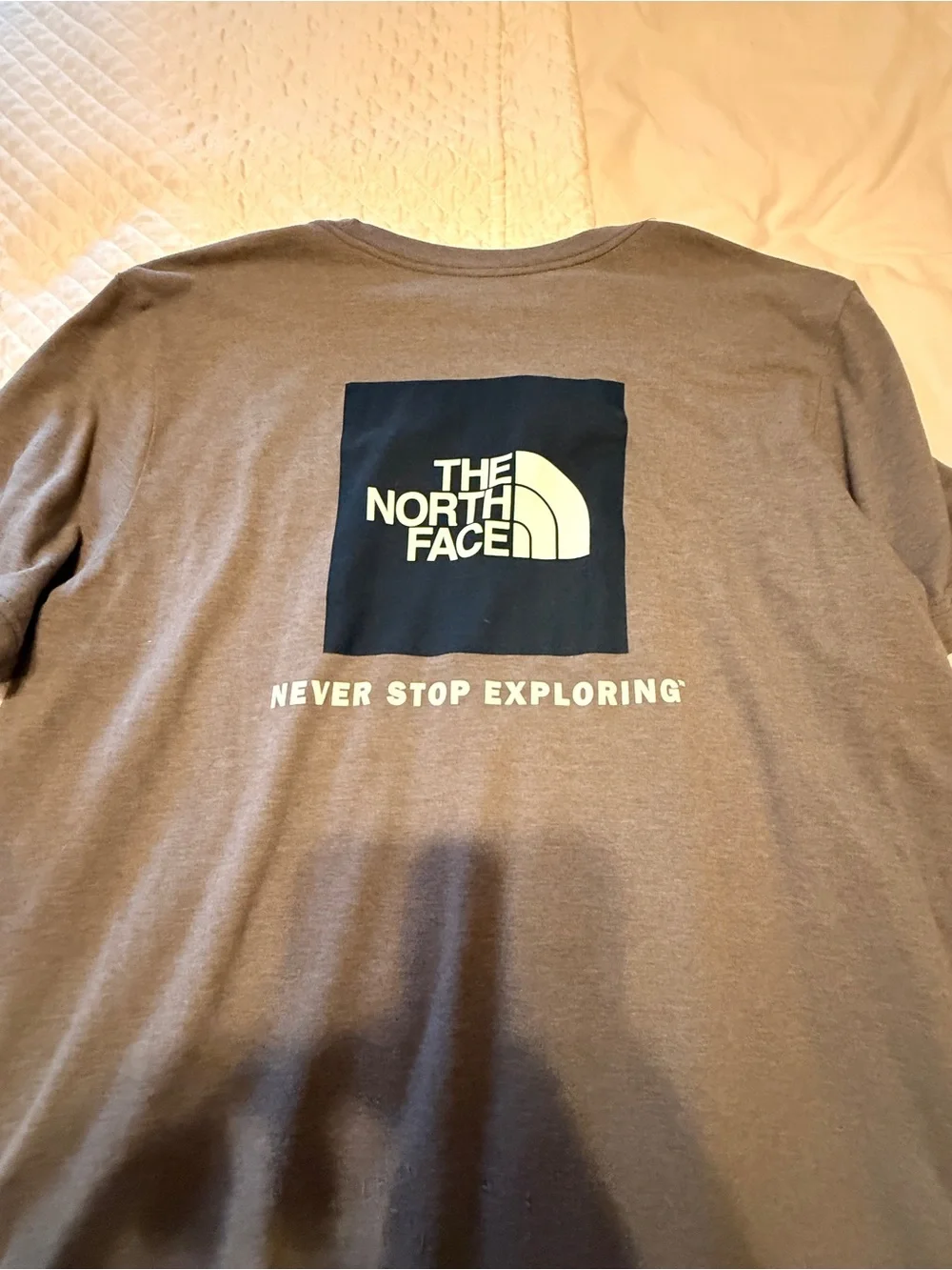 The North Face Gray Short Sleeve Logo Tee